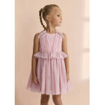 ΠΑΙΔΙΚΟ ΦΟΡΕΜΑ ΜΕ ΤΟΥΛΙ ABEL AND LULA ΡΟΖ 26-05034-081