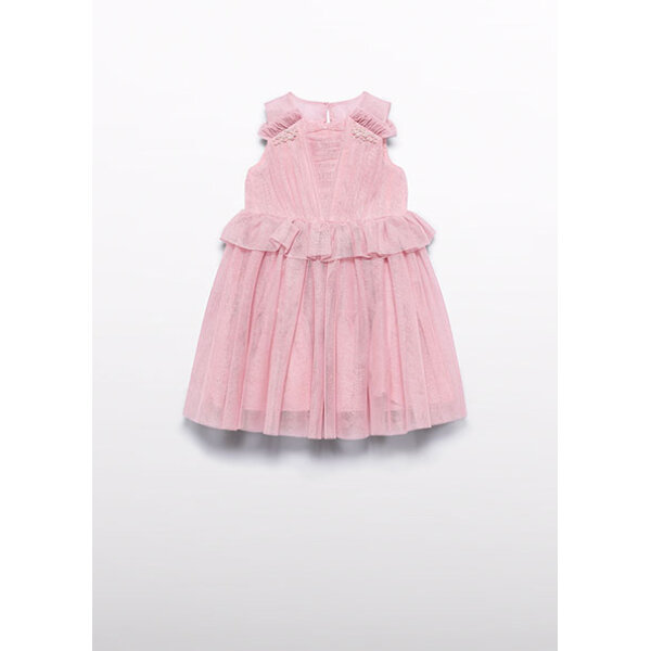 ΠΑΙΔΙΚΟ ΦΟΡΕΜΑ ΜΕ ΤΟΥΛΙ ABEL AND LULA ΡΟΖ 26-05034-081 - Image 5