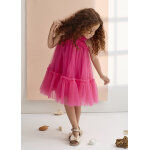 ΠΑΙΔΙΚΟ ΦΟΡΕΜΑ ΜΕ ΤΟΥΛΙ ΚΑΙ ΒΟΛΑΝ ABEL AND LULA ΦΟΥΞΙΑ 26-05036-065 - Image 2