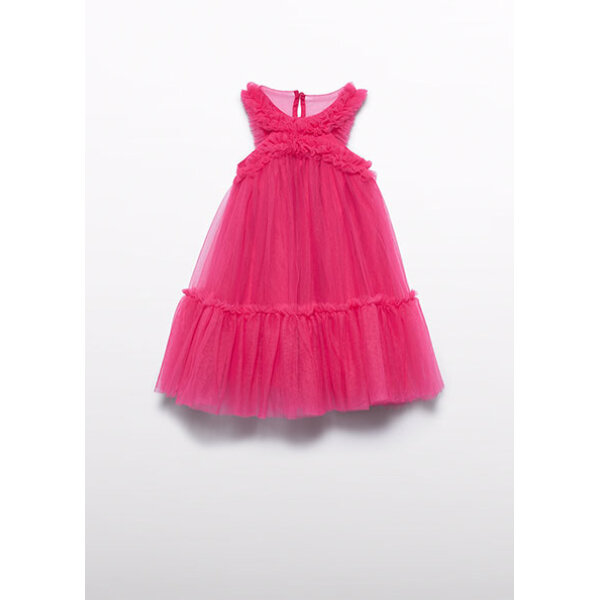 ΠΑΙΔΙΚΟ ΦΟΡΕΜΑ ΜΕ ΤΟΥΛΙ ΚΑΙ ΒΟΛΑΝ ABEL AND LULA ΦΟΥΞΙΑ 26-05036-065 - Image 4