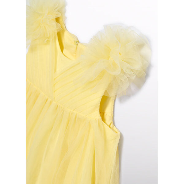 ΠΑΙΔΙΚΟ ΦΟΡΕΜΑ ΜΕ ΤΟΥΛΙ ΚΑΙ ΒΟΛΑΝ ABEL AND LULA ΚΙΤΡΙΝΟ 26-05039-068 - Image 4