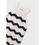 ΠΑΙΔΙΚΟ ΦΟΡΕΜΑ ΠΛΕΧΤΟ ΕΚΡΟΥ/ΜΑΥΡΟ  ΚΟΡΙΤΣΙ MAYORAL 26-06907-065 - Image 3