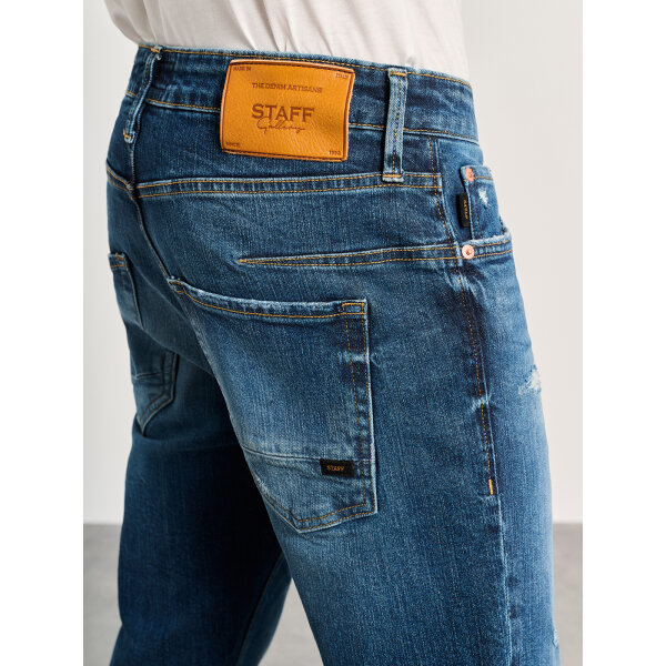 Ανδρικό Παντελόνι Τζιν Simon STAFF GALLERY 5-829.060.S2.054 μπλε - Image 5
