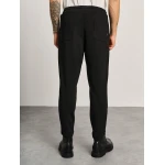 Ανδρικό Παντελόνι Φούτερ σε Ίσια γραμμή STAFF GALLERY 60-102.054 μαύρο - Image 3