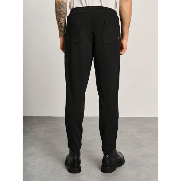 Ανδρικό Παντελόνι Φούτερ σε Ίσια γραμμή STAFF GALLERY 60-102.054 μαύρο - Image 3