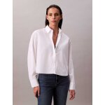 ΓΥΝΑΙΚΕΙΟ ΠΟΥΚΑΜΙΣΟ SOLID BOXY CROPPED SHIRT CALVIN KLEIN LV047C141G-YAA