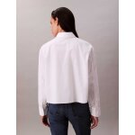ΓΥΝΑΙΚΕΙΟ ΠΟΥΚΑΜΙΣΟ SOLID BOXY CROPPED SHIRT CALVIN KLEIN LV047C141G-YAA - Image 3
