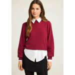 Γυναικείο Πλεκτό με Λαιμόκοψη FUNKY BUDDHA FBL012-123-09-WINE RED