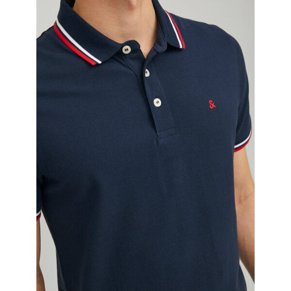 ΑΝΔΡΙΚΗ ΜΠΛΟΥΖΑ JJEPAULOS POLO SS NOOS JACK & JONES ΜΠΛΕ 12136668 - Image 2