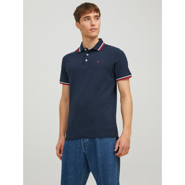 ΑΝΔΡΙΚΗ ΜΠΛΟΥΖΑ JJEPAULOS POLO SS NOOS JACK & JONES ΜΠΛΕ 12136668 - Image 4