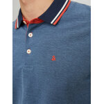 ΑΝΔΡΙΚΗ ΜΠΛΟΥΖΑ JJEPAULOS POLO SS NOOS JACK & JONES  12136668 ΜΠΛΕ - Image 4