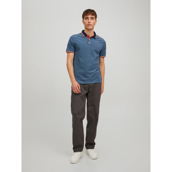 ΑΝΔΡΙΚΗ ΜΠΛΟΥΖΑ JJEPAULOS POLO SS NOOS JACK & JONES  12136668 ΜΠΛΕ - Image 3