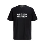 ΑΝΔΡΙΚΗ ΜΠΛΟΥΖΑ JCOFUSION JJ BRANDING TEE SS CREW NECK JACK & JONES ΜΑΥΡΟ 12289880
