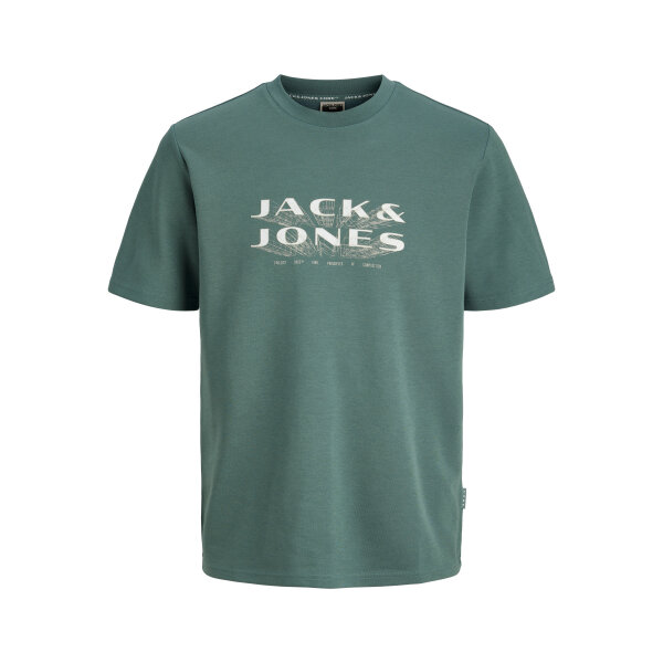 ΑΝΔΡΙΚΗ ΜΠΛΟΥΖΑ JCOFUSION JJ BRANDING TEE SS CREW NECK JACK & JONES ΠΡΑΣΙΝΟ 12289880 - Image 2