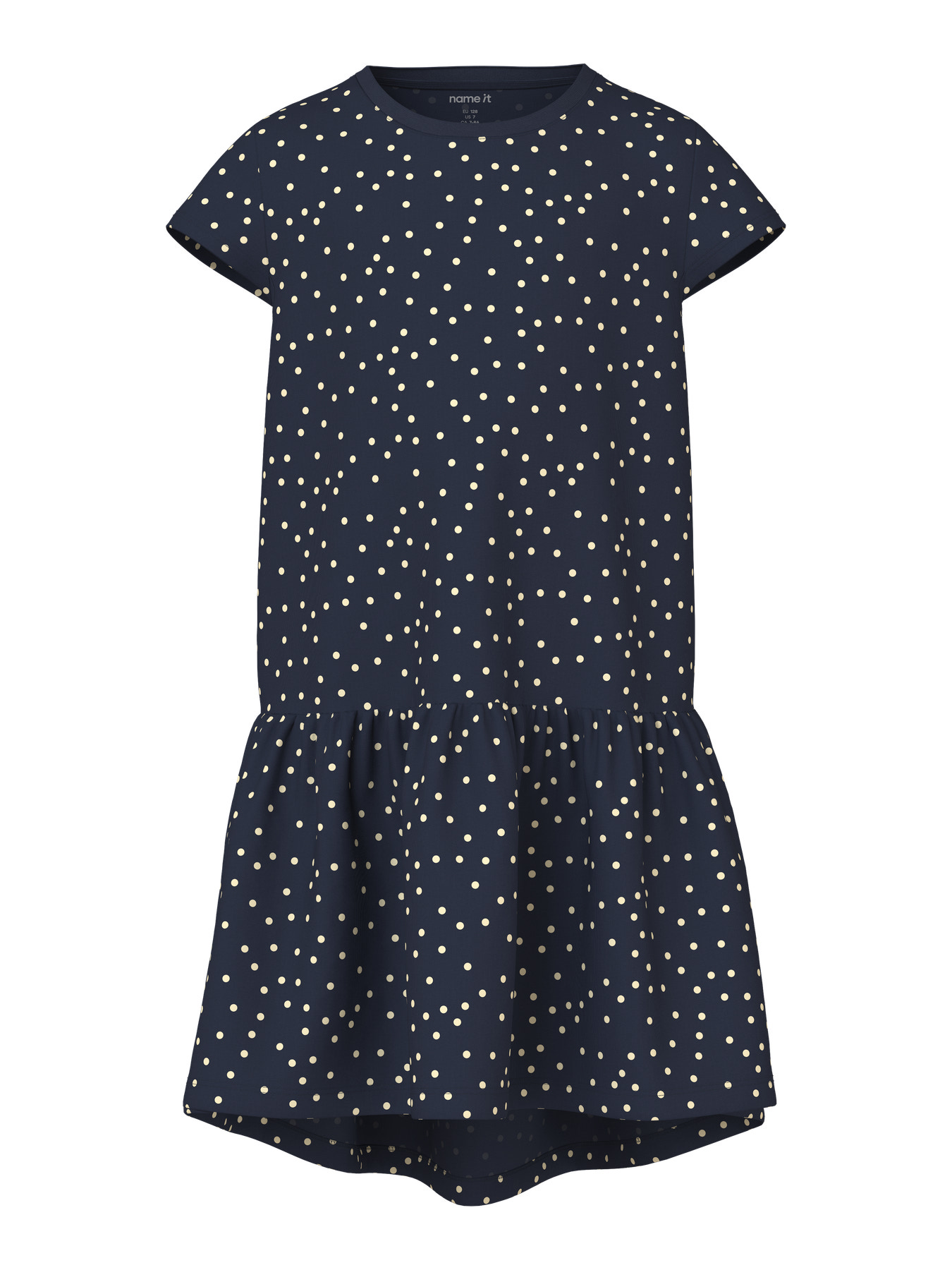 F_13228209_M_5004334_Front ΠΑΙΔΙΚΟ ΜΑΚΟ ΦΟΡΕΜΑ Navy Blazer Dots ΜΠΛΕ ΚΟΡΙΤΣΙ NAME IT 13228209 - Image 1