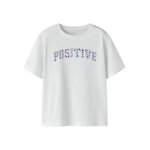 ΠΑΙΔΙΚΗ ΜΠΛΟΥΖΑ  "POSITIVE" ΛΕΥΚΟ ΚΟΡΙΤΣΙ NAME IT 13254496