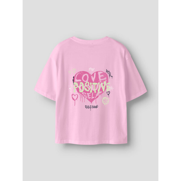 ΠΑΙΔΙΚΗ ΜΠΛΟΥΖΑ  ΜΕ ΤΥΠΩΜΑ ΡΟΖ ΚΟΡΙΤΣΙ NAME IT 13254522 - Image 2