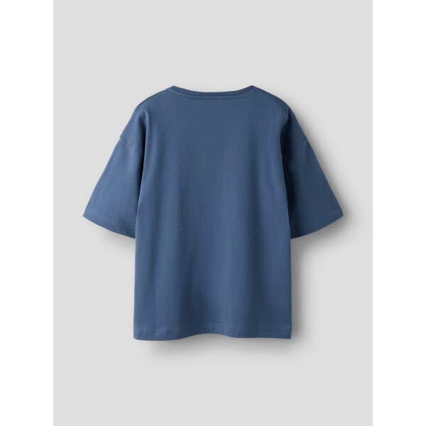 ΠΑΙΔΙΚΗ ΜΠΛΟΥΖΑ  ΜΕ ΤΥΠΩΜΑ Vintage Indigo Pizza Gamer ΑΓΟΡΙ ΜΠΛΕ NAME IT 13259697 - Image 2