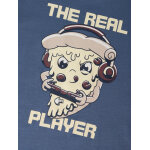 ΠΑΙΔΙΚΗ ΜΠΛΟΥΖΑ  ΜΕ ΤΥΠΩΜΑ Vintage Indigo Pizza Gamer ΑΓΟΡΙ ΜΠΛΕ NAME IT 13259697 - Image 3