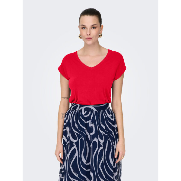 ΓΥΝΑΙΚΕΙΑ ΜΠΛΟΥΖΑ ONLRILLA S/S V-NECK TOP JRS ONLY 15315776 - Image 5