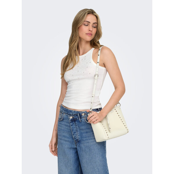 ΓΥΝΑΙΚΕΙΑ ΜΠΛΟΥΖΑ ΛΕΥΚΟ ONLFILIZ LIFE S/L STONE TANK TOP BOX JRS ONLY 15368917 - Image 3