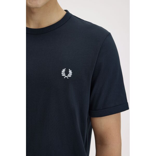 Ανδρική μπλούζα  FRED PERRY M3519 Μπλέ - Image 4