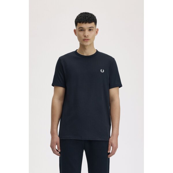 Ανδρική μπλούζα  FRED PERRY M3519 Μπλέ - Image 5