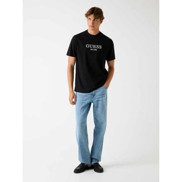 ΑΝΔΡΙΚΗ ΜΠΛΟΥΖΑ CN SS EMBROIDERY LOGO TEE GUESS M5BI09K8FQ4-JBLK - Image 2