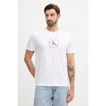 ΑΝΔΡΙΚΗ ΜΠΛΟΥΖΑ SS 30s WHSL CK WORD CIRCLE GRA CALVIN KLEIN LV14RE816G-YAA ΛΕΥΚΟ