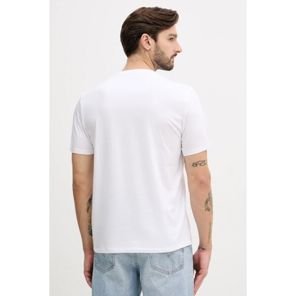 ΑΝΔΡΙΚΗ ΜΠΛΟΥΖΑ SS 30s WHSL CK WORD CIRCLE GRA CALVIN KLEIN LV14RE816G-YAA ΛΕΥΚΟ - Image 2