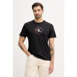 ΑΝΔΡΙΚΗ ΜΠΛΟΥΖΑ SS 30s WHSL CK WORD CIRCLE GRA CALVIN KLEIN ΜΑΥΡΟ LV14RE816G-UB1