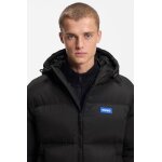 Ανδρικό Μπουφάν Water-repellent padded jacket with blue logo label Hugo Μαύρο 50546652-001 - Image 5