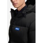Ανδρικό Μπουφάν Water-repellent padded jacket with blue logo label Hugo Μαύρο 50546652-001 - Image 6