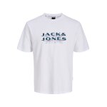 ΑΝΔΡΙΚΗ ΜΠΛΟΥΖΑ JCOFUSION JJ BRANDING TEE SS CREW NECK JACK & JONES ΛΕΥΚΟ 12289880