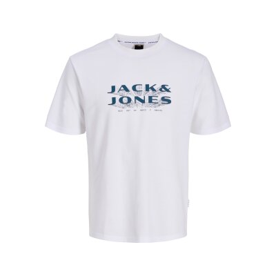 ΑΝΔΡΙΚΗ ΜΠΛΟΥΖΑ JCOFUSION JJ BRANDING TEE SS CREW NECK JACK & JONES ΛΕΥΚΟ 12289880