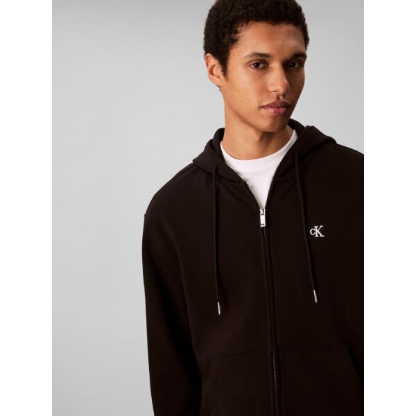 ΑΝΔΡΙΚΗ ΖΑΚΕΤΑ LS EU 350TERRY MONOGRAM FZ HOO CALVIN KLEIN LV04RD240G-UB1 ΜΑΥΡΟ - Image 2