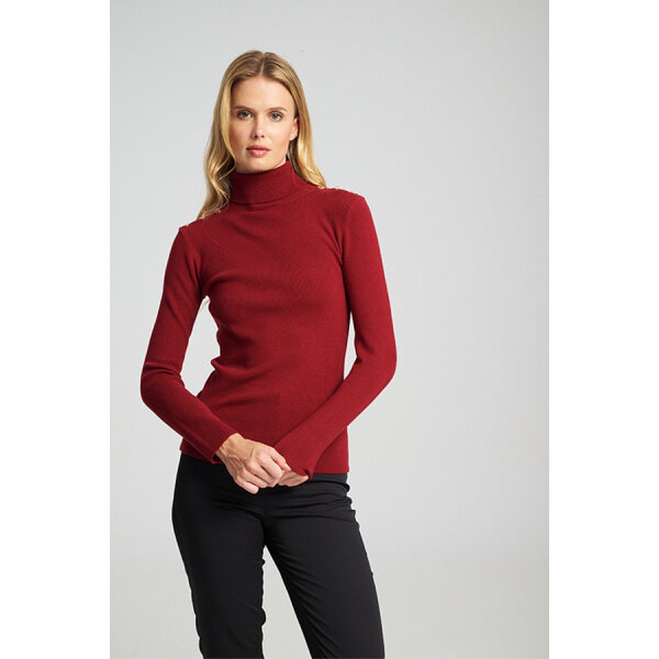 Γυναικείο Πλεκτό GINI Sweater Victoria Sweater MML25-02-09-016_CHERRY - Image 2