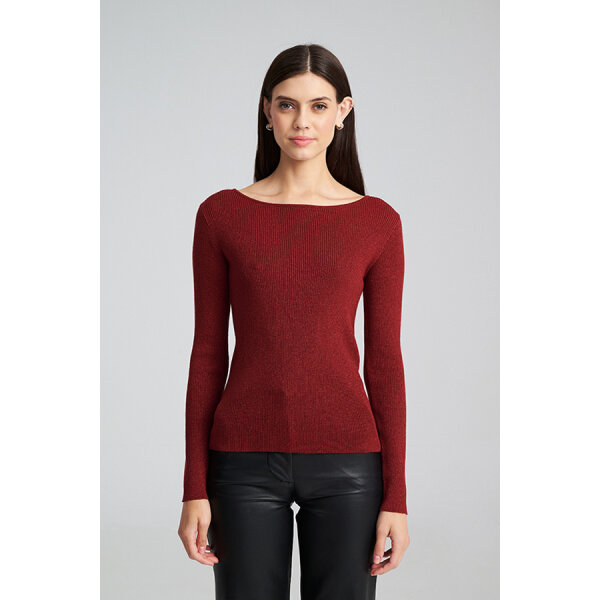 Γυναικείο Πλεκτό με Λεπτή Υφή ANITA SWEATERMIND MATTER MML25-02-09-029_CHERRY - Image 1