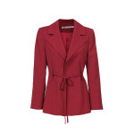 Γυναικείο Κομψό Σακάκι με Ζώνη στη Μέση EVE BLAZER MIND MATTER MML25-02-05-006_CHERRY
