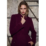 ΓΥΝΑΙΚΕΙΟ ΜΑΚΡΥ ΠΑΛΤΟ ΜΕ ΖΩΝΗ ΜΠΟΡΝΤΩ 12.43006-mm - Image 3