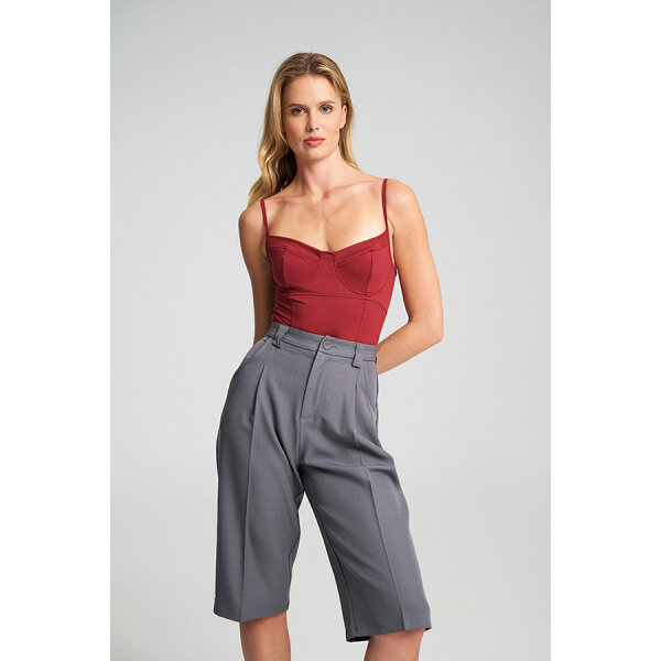 2-GREY Γυναικεία Βερμούδα HERA MIND MATTER MML25-02-03-002_GREY - Image 1