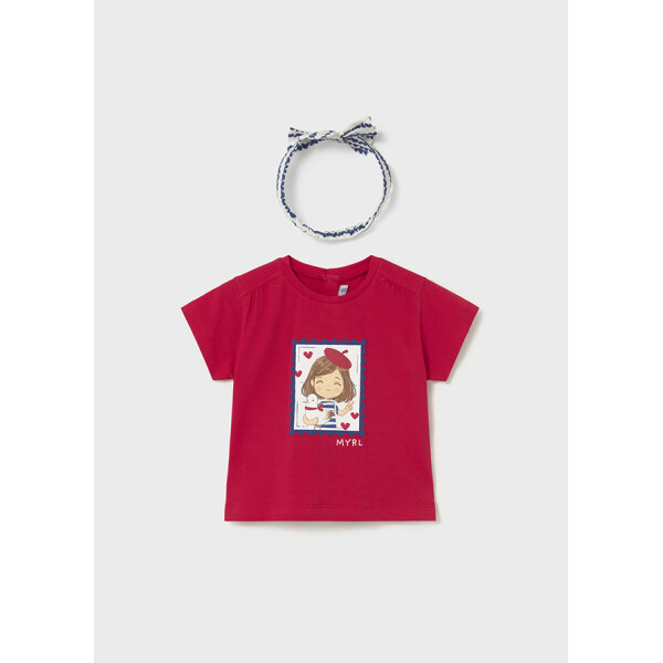 ΒΡΕΦΙΚΗ ΜΠΛΟΥΖΑ ΚΟΚΚΙΝΟ ΚΟΡΙΤΣΙ  MAYORAL 26-01081-010 - Image 1