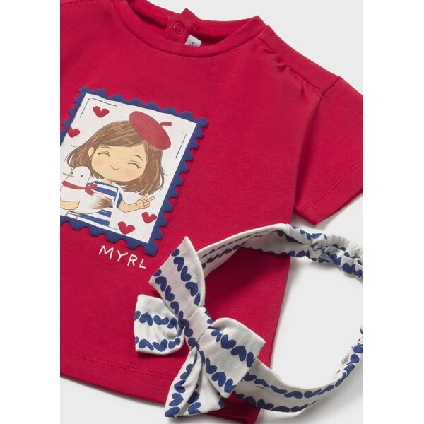 ΒΡΕΦΙΚΗ ΜΠΛΟΥΖΑ ΚΟΚΚΙΝΟ ΚΟΡΙΤΣΙ  MAYORAL 26-01081-010 - Image 4