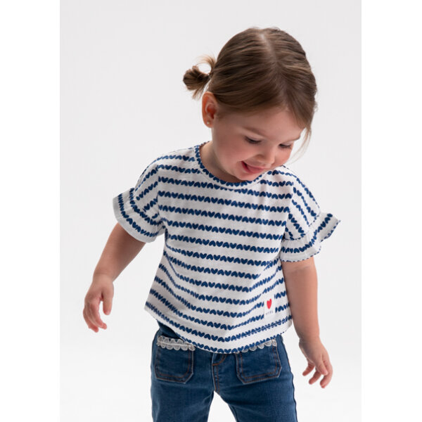 ΒΡΕΦΙΚΗ ΜΠΛΟΥΖΑ ΜΠΛΕ ΡΙΓΕ ΚΟΡΙΤΣΙ  MAYORAL 26-01082-015 - Image 2