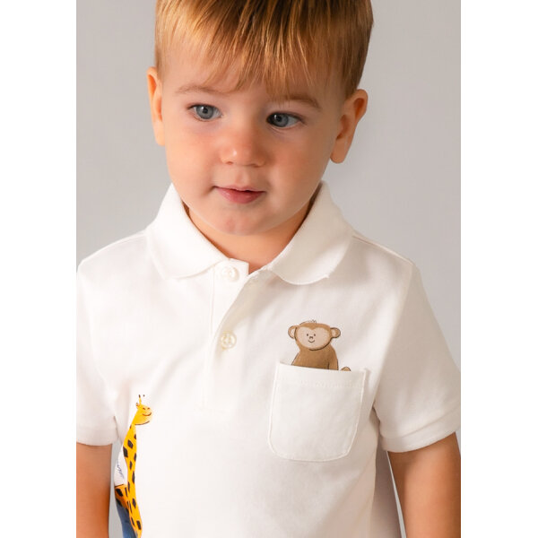 ΒΡΕΦΙΚΗ ΜΠΛΟΥΖΑ ΠΟΛΟ ΕΚΡΟΥ ΑΓΟΡΙ MAYORAL 26-01108-016 - Image 2