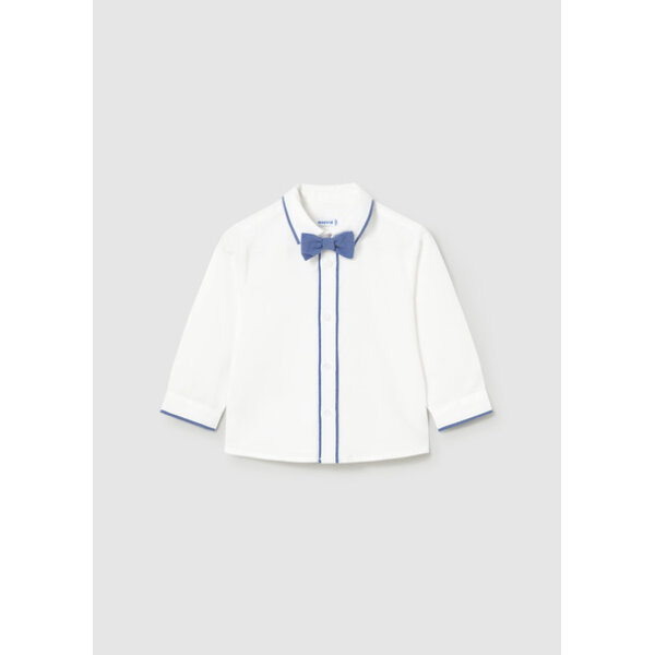 ΒΡΕΦΙΚΟ ΠΟΥΚΑΜΙΣΟ ΑΜΠΙΓΕ ΜΕ ΠΑΠΙΓΙΟΝ ΛΕΥΚΟ ΑΓΟΡΙ MAYORAL 26-01115-073 - Image 1