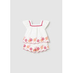 ΒΡΕΦΙΚΟ ΣΕΤ ΒΕΡΜΟΥΔΑ ΚΕΝΤΗΤΗ ΛΕΥΚΟ ΚΟΡΙΤΣΙ  MAYORAL 26-01214-081