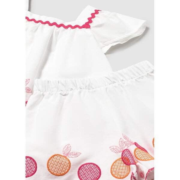 ΒΡΕΦΙΚΟ ΣΕΤ ΒΕΡΜΟΥΔΑ ΚΕΝΤΗΤΗ ΛΕΥΚΟ ΚΟΡΙΤΣΙ  MAYORAL 26-01214-081 - Image 3