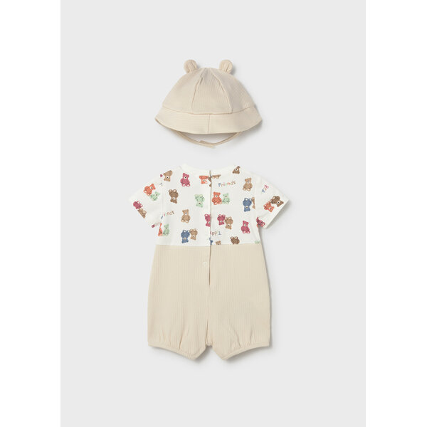 ΒΡΕΦΙΚΟ ΦΟΡΜΑΚΙ ΣΑΛΟΠΕΤΑ ΚΑΙ ΚΑΠΕΛΟ ΜΠΕΖ ΑΓΟΡΙ  MAYORAL 26-01608-064 - Image 2