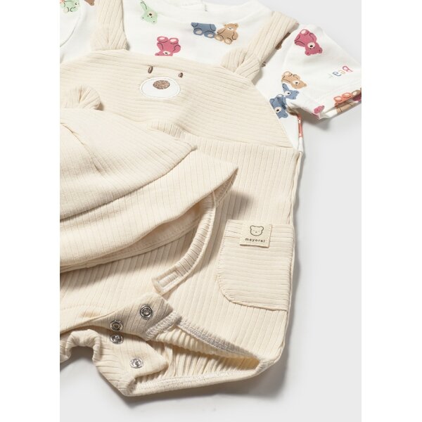 ΒΡΕΦΙΚΟ ΦΟΡΜΑΚΙ ΣΑΛΟΠΕΤΑ ΚΑΙ ΚΑΠΕΛΟ ΜΠΕΖ ΑΓΟΡΙ  MAYORAL 26-01608-064 - Image 3